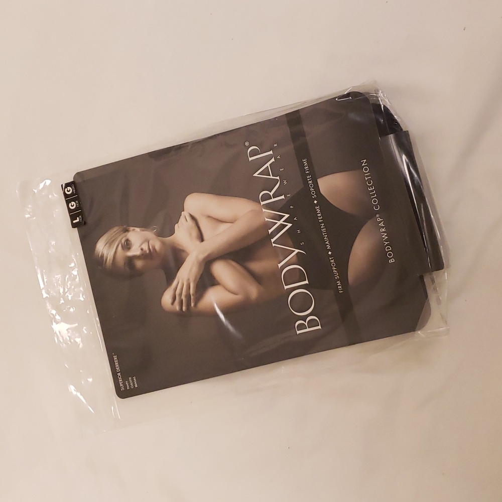Bodywrap Shapewear Superior Derriere Panty Black Women's Large L NWT